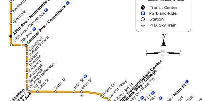 घाटी मेट्रो मार्ग नक्शे