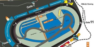फीनिक्स raceway नक्शा
