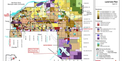 फीनिक्स az zoning नक्शा